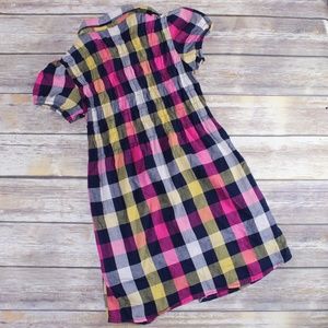 Tally Weijl Dresses - Tally Weijl Navy, Pink & Yellow Flannel Mini Dress Tally Weijl Dresses - Tally Weijl Navy, Pink & Yellow Flannel Mini Dress